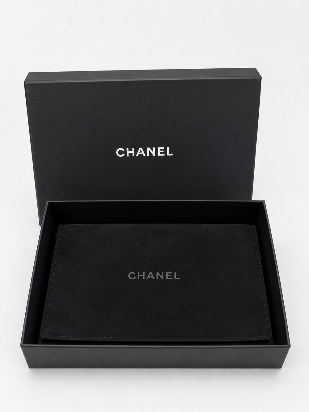 CHANEL Black Quilted Patent Leather Wallet (Zipper pull is broken) - Picture 5 of 5